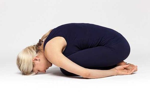 Poza djeteta (Balasana)